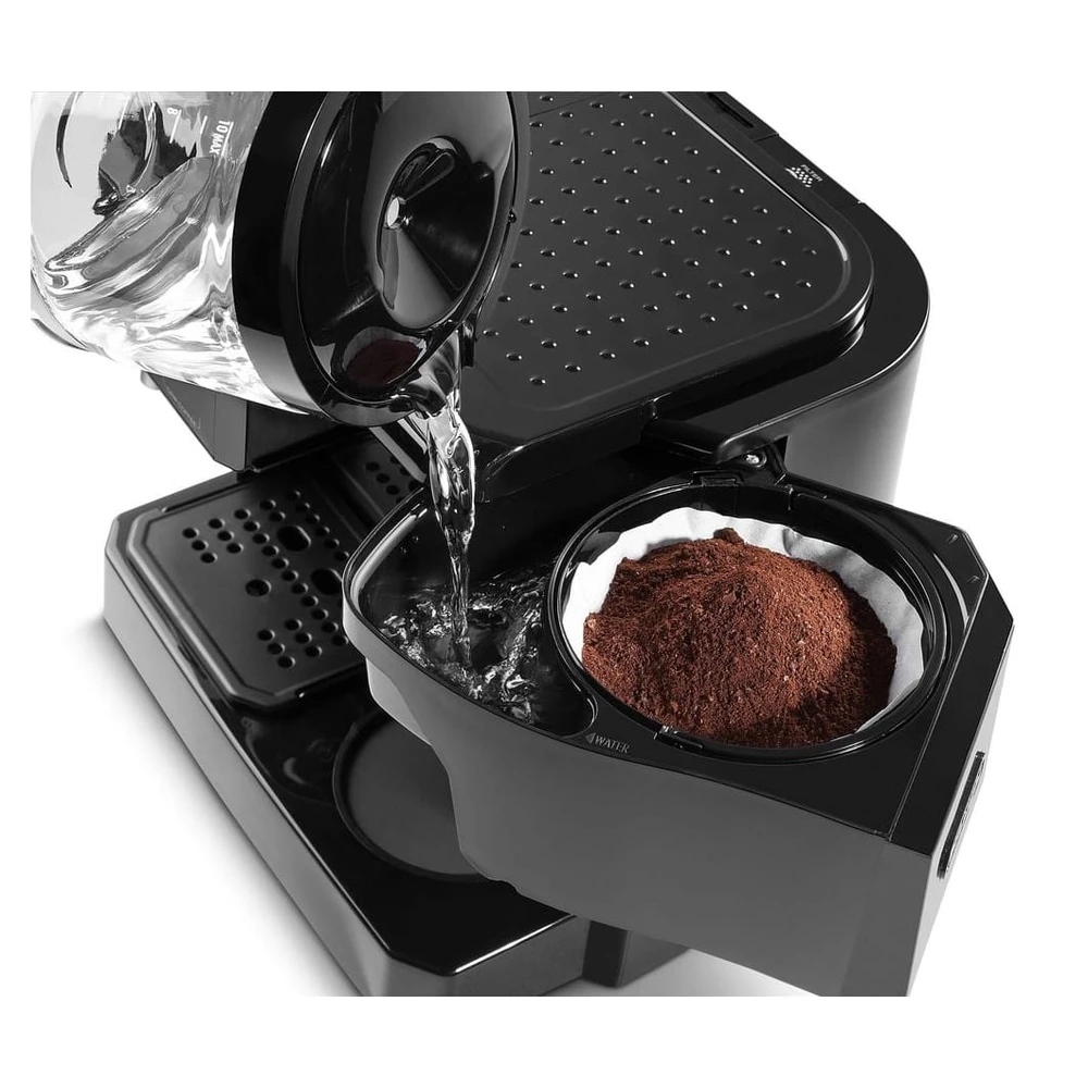 DE LONGHI BCO 411.B - KOMBI Kaffeemaschine Schwarz