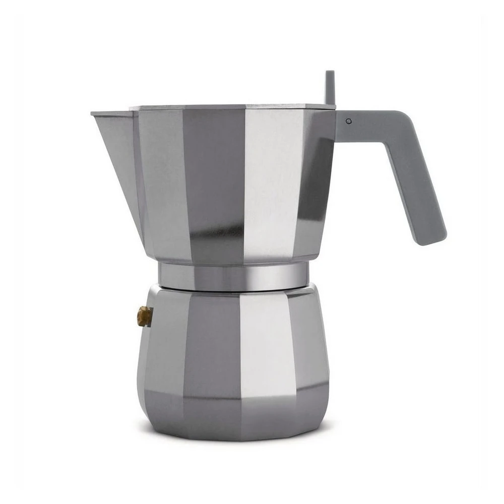 Alessi Espressokocher, 0.3l, Aluminium, Nicht für Induktion