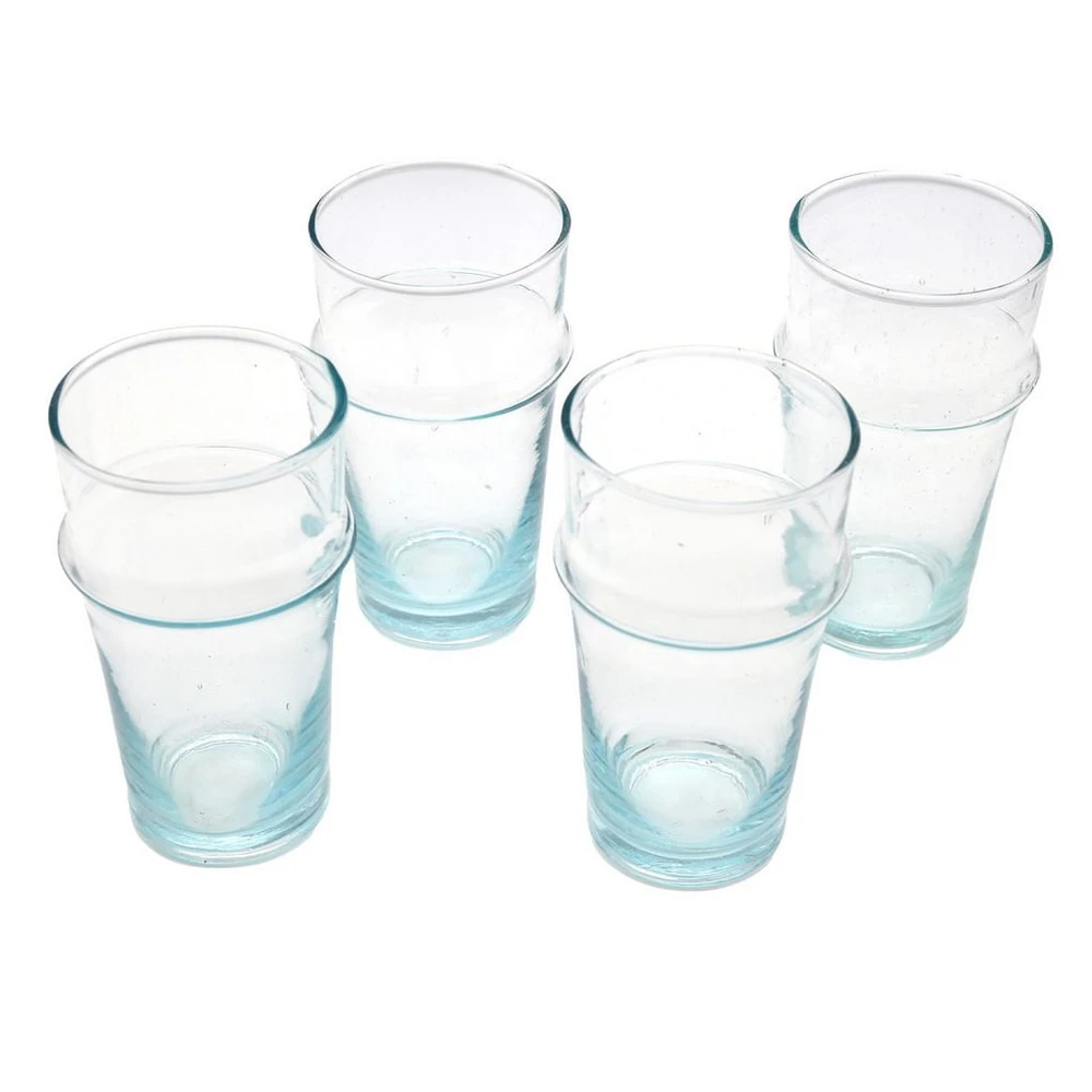 Casa Moro Gläser-Set, 4-teilig, 300 ml, mundgeblasen, für Kalt- und Heißgetränke