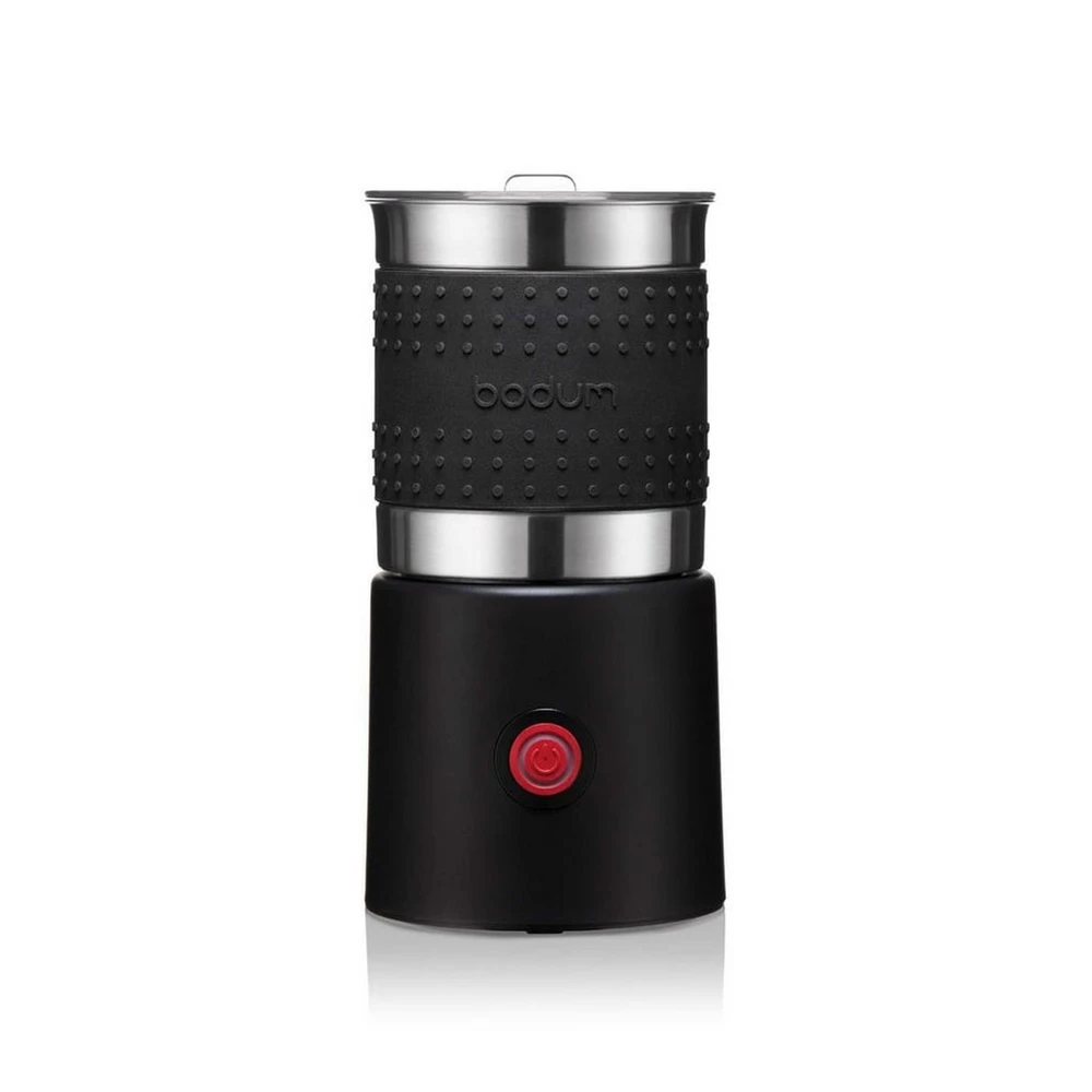 Bodum Barista Elektrische Milchaufschäumer, 600W, 0.4L, Edelstahl, Schwarz