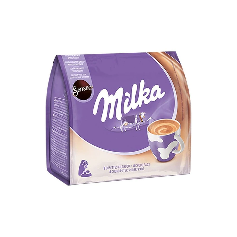 Senseo Milka Pads, Kakaohaltiges Getränk, 112g, 5er Pack