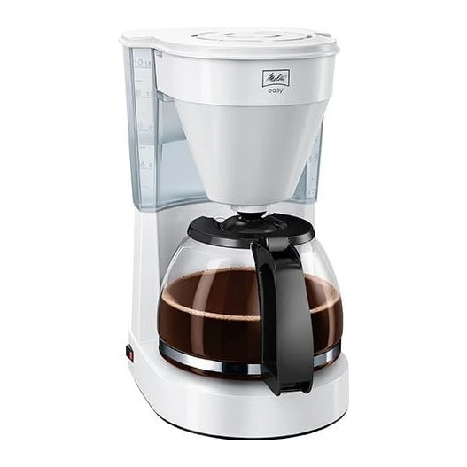 Melitta Filterkaffeemaschine Easy 1023-01, 10-15 Tassen, 1080W, Weiß