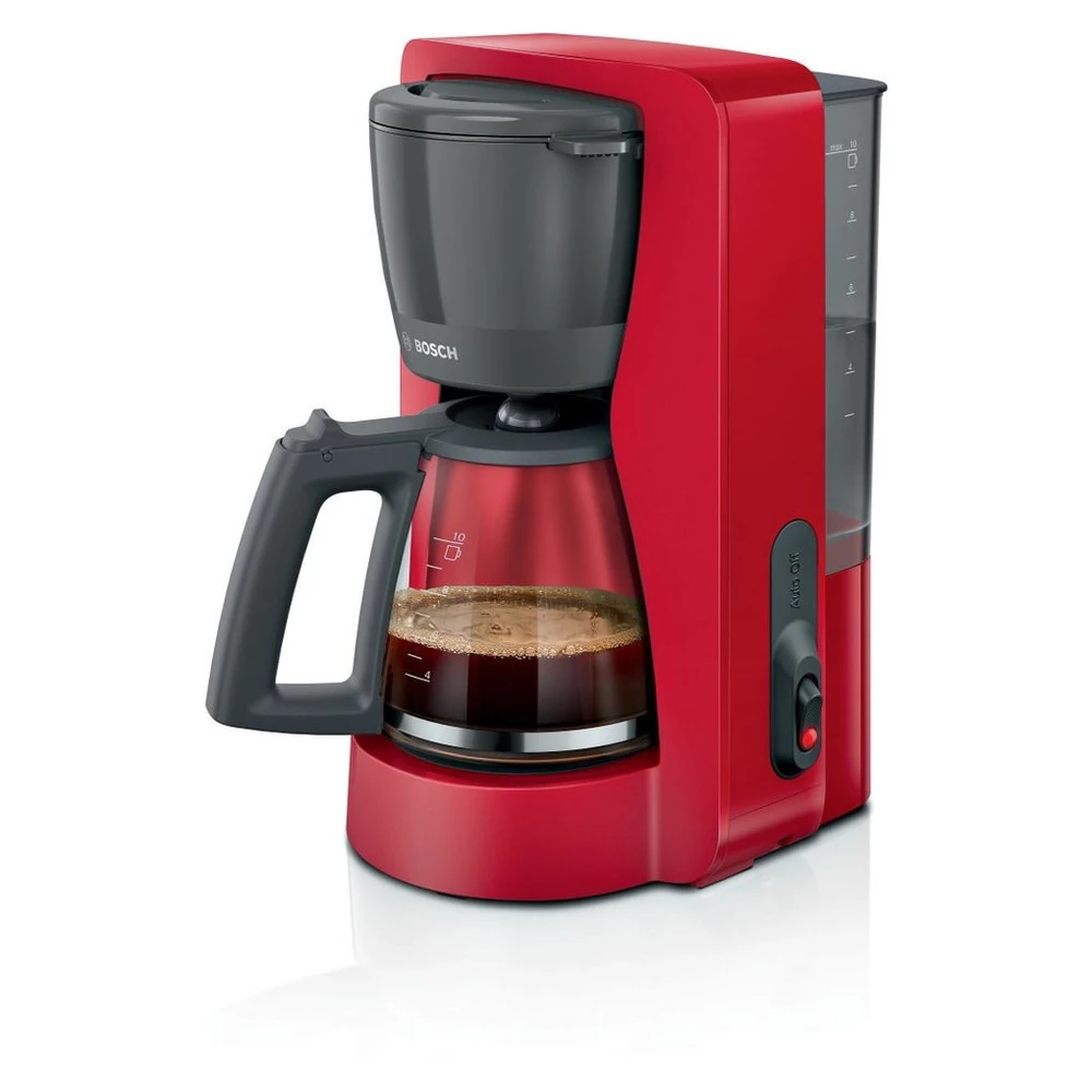 BOSCH Siphon-Kaffeebrüher, MyMoment, Rot, Abnehmbarer Wassertank