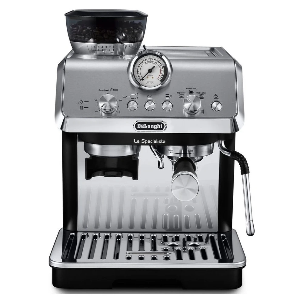 De'Longhi Espressomaschine La Specialista Arte EC9155.MB, 8 Mahlgrade, 3 Temperaturen, Milchschaumdüse